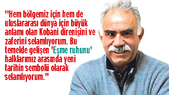 İşte Apo'nun mesajı: PKK, TC'ne karşı silahlı mücadeleyi sonlandırmalı