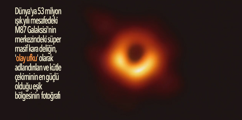 Astrofizikte çığır açan gelişme: Kara delik ilk kez fotoğraflandı