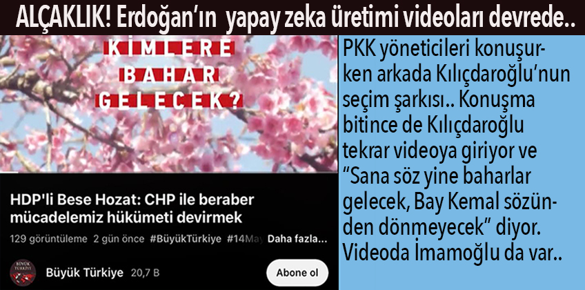 AKP'nin video manipülasyonu başladı: PKK ve Kılıçdaroğlu aynı videoda