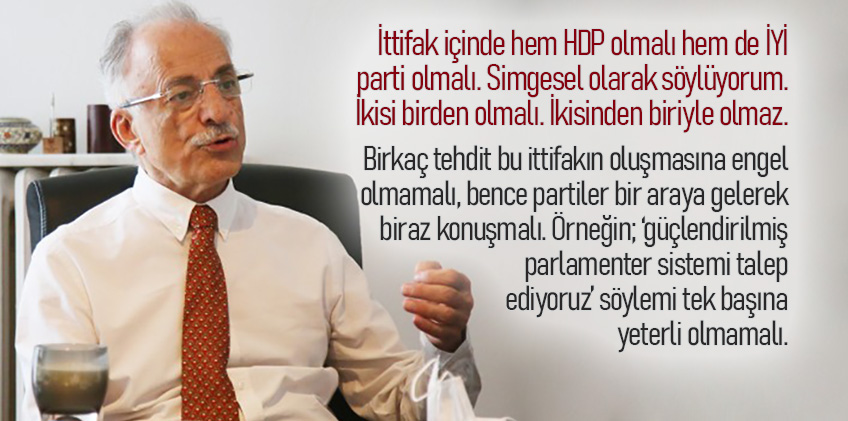 Karayalçın: CHP, içinde HDP ve İYİ Parti’nin yer aldığı bir ittifak kurmalı